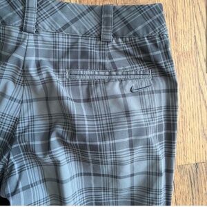Nike Golf Pants Classic Grey Plaid Size 10